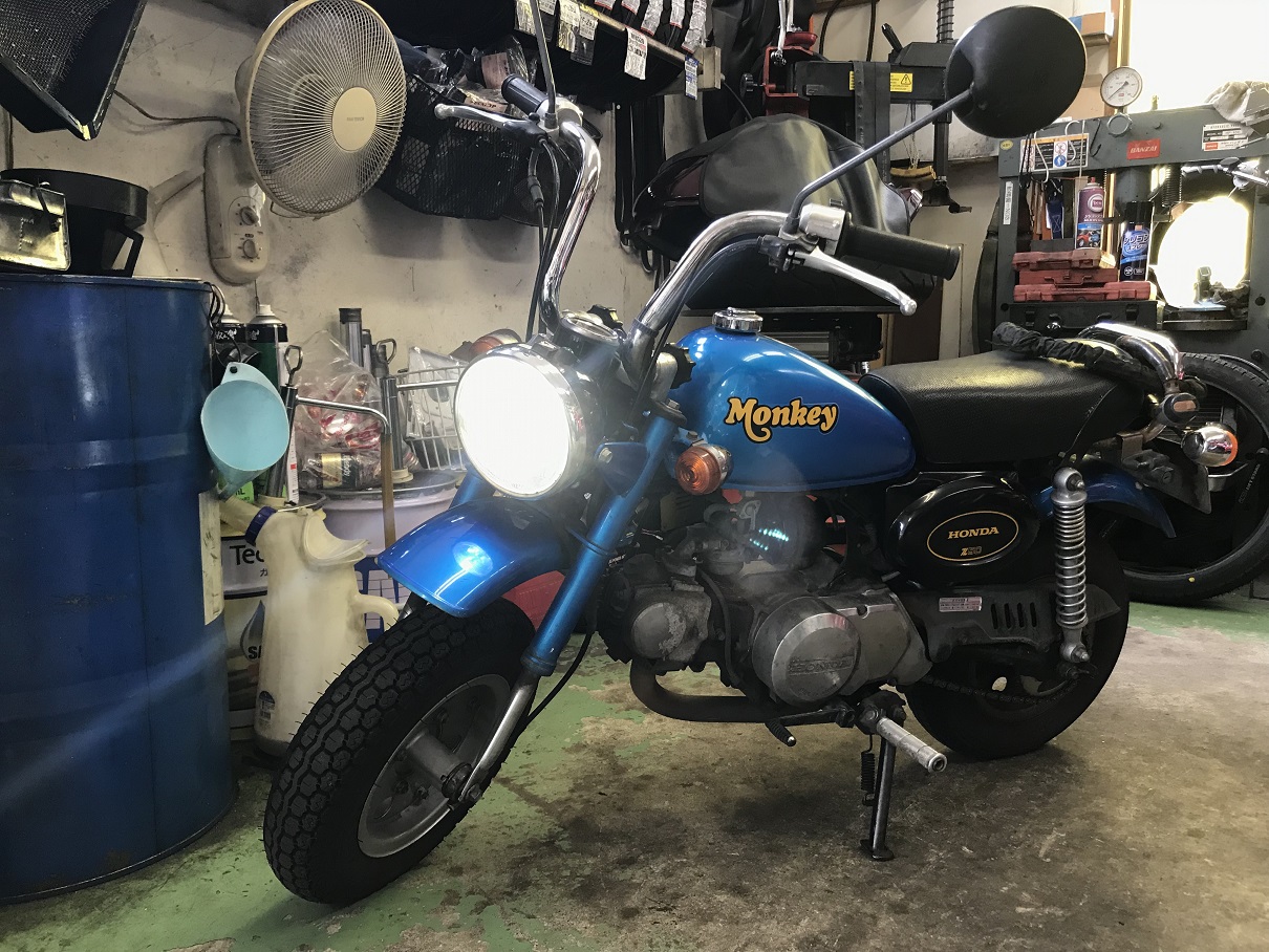 モンキー　ヘッドライト一式 新品 LiveDio/ZX AF34 AF35 前期型 純正タイプ ヘッドライト